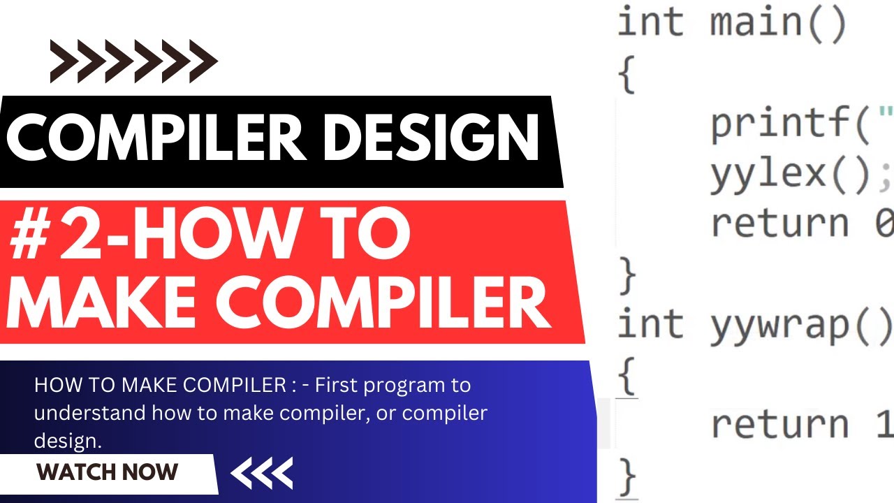 How to make compiler | #2 compiler design | Basic to Advance| - YouTube