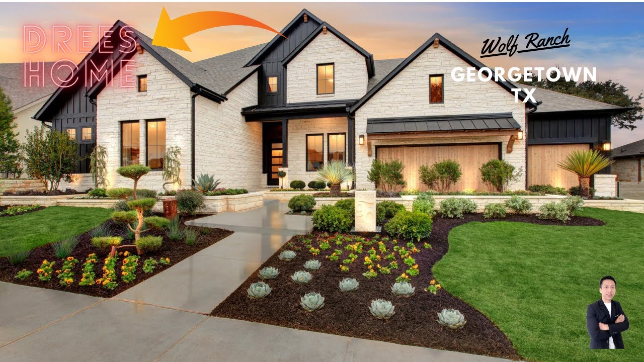 Drees Homes Wolf Ranch Grantley 4703 SF 4 Bed 4.5 Bath