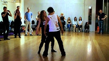 Anthony Brega & Maria Louise zouk freestyle demo at YUZE 2015