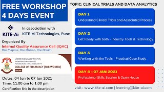 Day 4 Workshop on Clinical Trial Data Analytics - Industry Update & Professional Skills