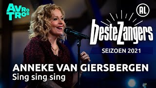 Video thumbnail of "Anneke van Giersbergen - Sing sing sing | Beste Zangers 2021"