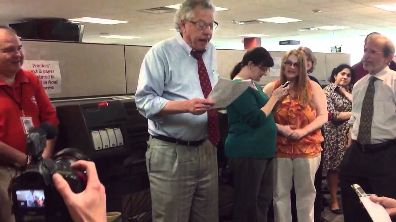 Remarks About Pulitzer Prize awarded to The Patriot-News