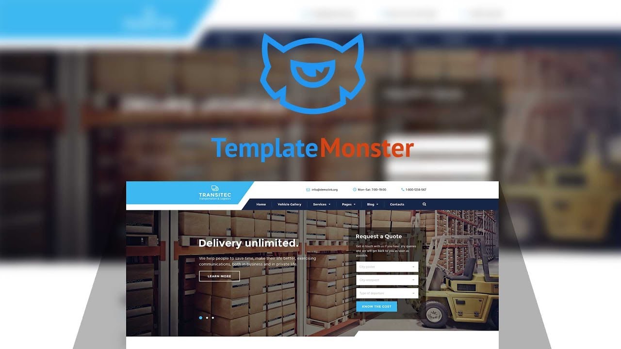 Transportation Responsive HTML5 Template #58977 website templates for startups