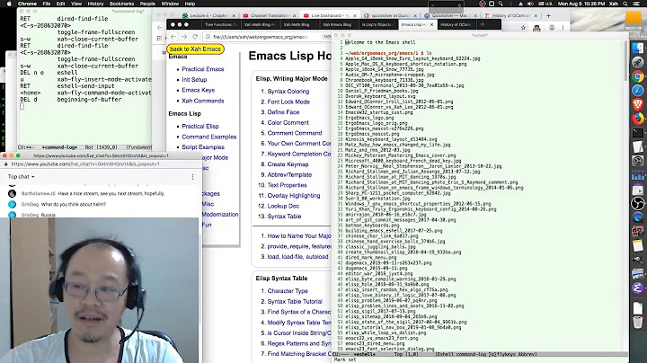 Xah Talk Show 2019-08-06 emacs lisp, write a major mode tutorial