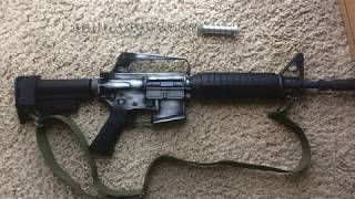 Cyclic rate of the WE XM177 after using a real steel spring and buffer
