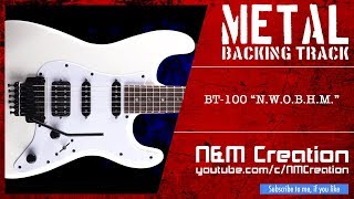 New Wave of British Heavy Metal (NWOBHM) Backing Track in Em | BT-100 chords