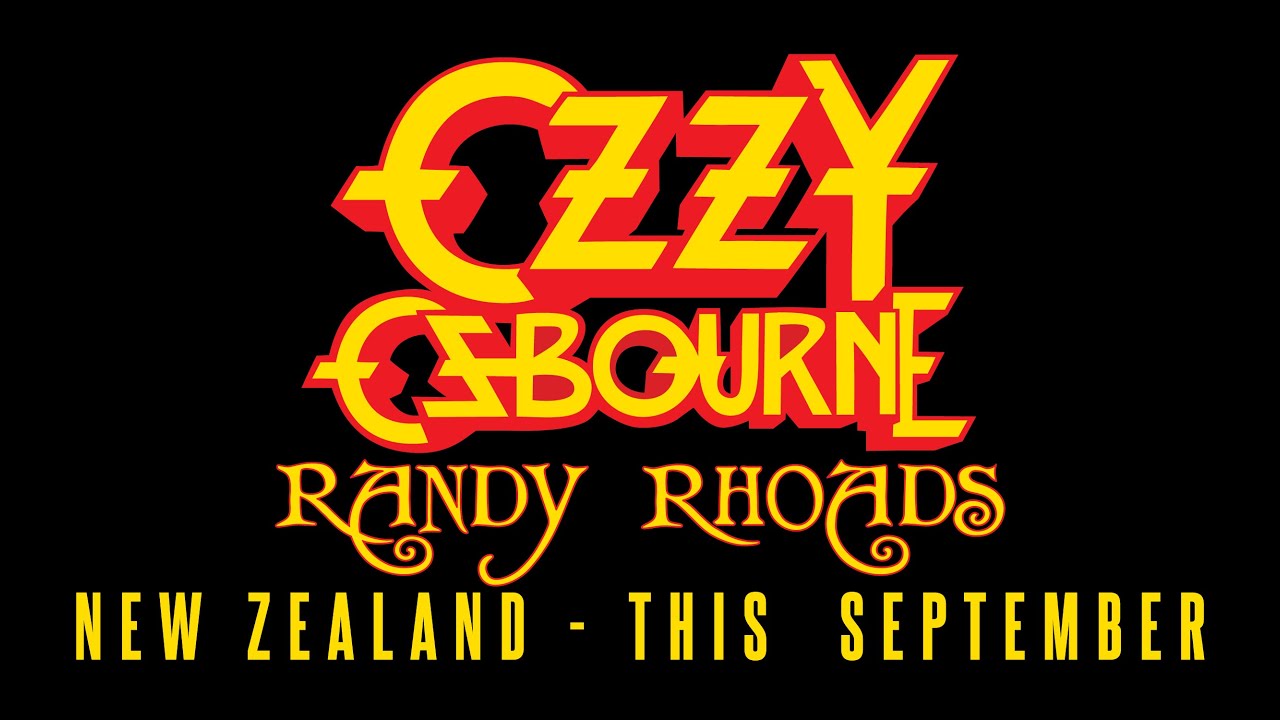 OZZY OSBOURNE/ RANDY RHOADS - CRAZY TRAIN BAND - NEW ZEALAND TOUR