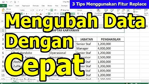 Tips Menggunakan Replace di Excel (No. 3 Jarang Diketahui)