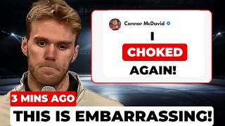 Connor McDavid BREAKS SILENCE On Losing GOLD Medal and Shocked Everyone!