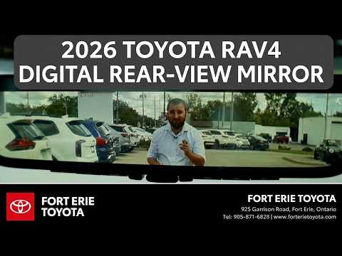 How to use the Digital Rear-View Mirror on the new Rav4!
