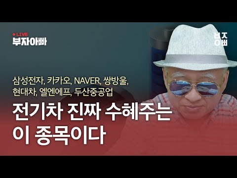 전기차 진짜 수혜주는 이 종목이다ㅣ삼성전자, 카카오, NAVER, 쌍방울, LG화학, 현대차, 엘앤에프, <strong>두산중공업</strong>