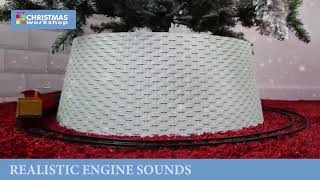 Christmas Workshop Xmas Train Set ~ 3 Carriages ~ Realistic Sounds, Headlights ~ Kids, Toys ~ 81010