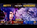 SF6 ▰ BETTY (Juri) vs KAWANO (Akuma)👊 Ranked Match - High Level Gameplay