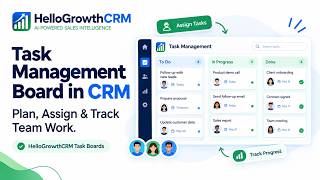 Details Task Management Board in CRM: Plan, Assign & Track Team Work | HelloGrowthCRM Task Boards (Hindi) News