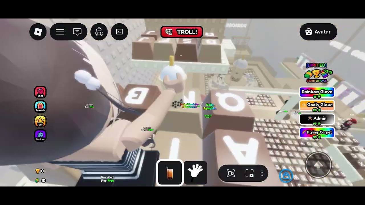 Beating keyboard boba tower finally beat it