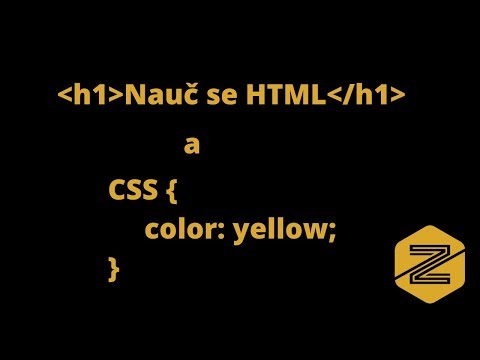 50. Tvorba webových stránek (HTML a CSS) – První stránky: nadpis h2 a odstavec