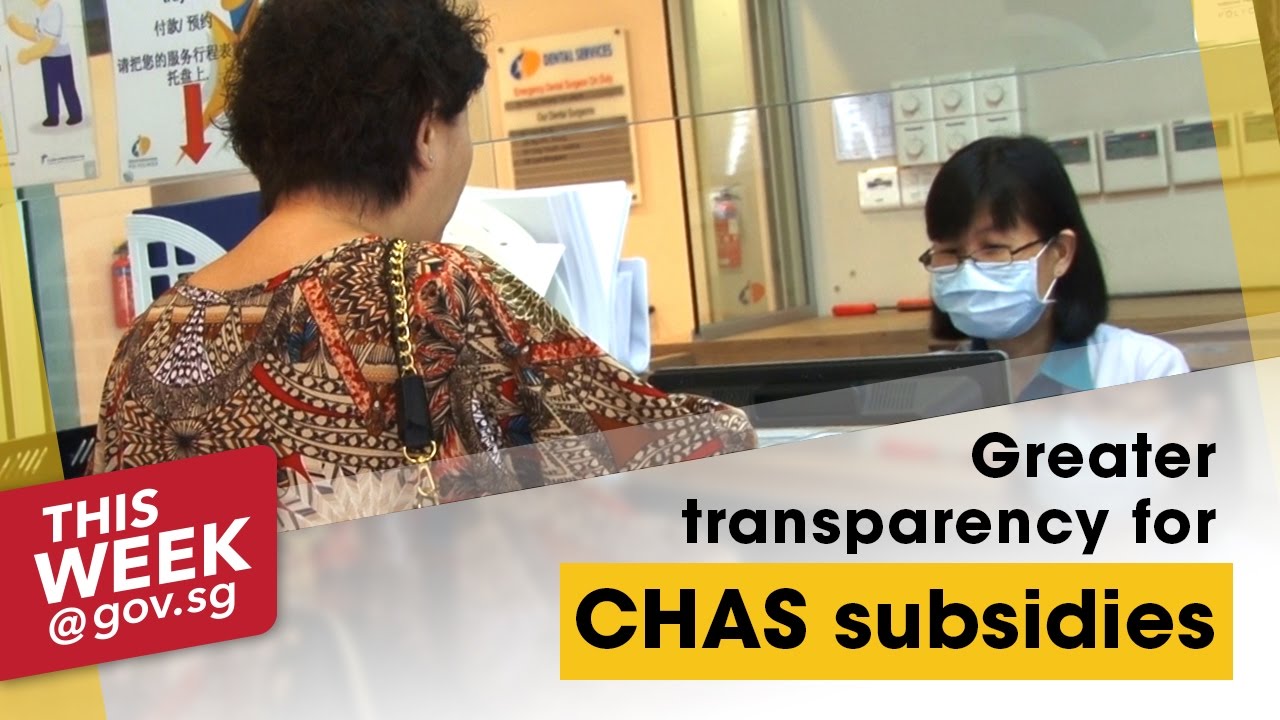 ThisWeek@Gov.sg | Greater transparency for CHAS subsidies singapore tourist pass