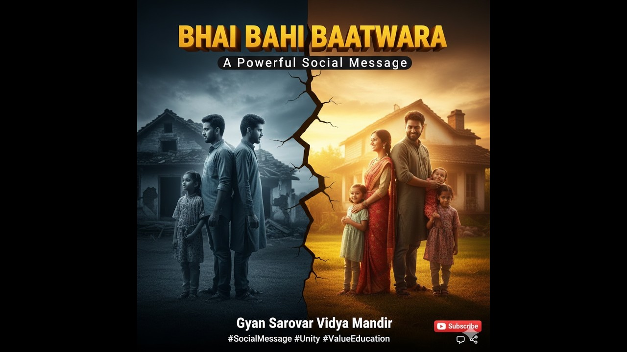 Bhai Bhai Baatwara 💔 | A Powerful Social Message | School Performance | Gyan Sarovar Vidya Mandir