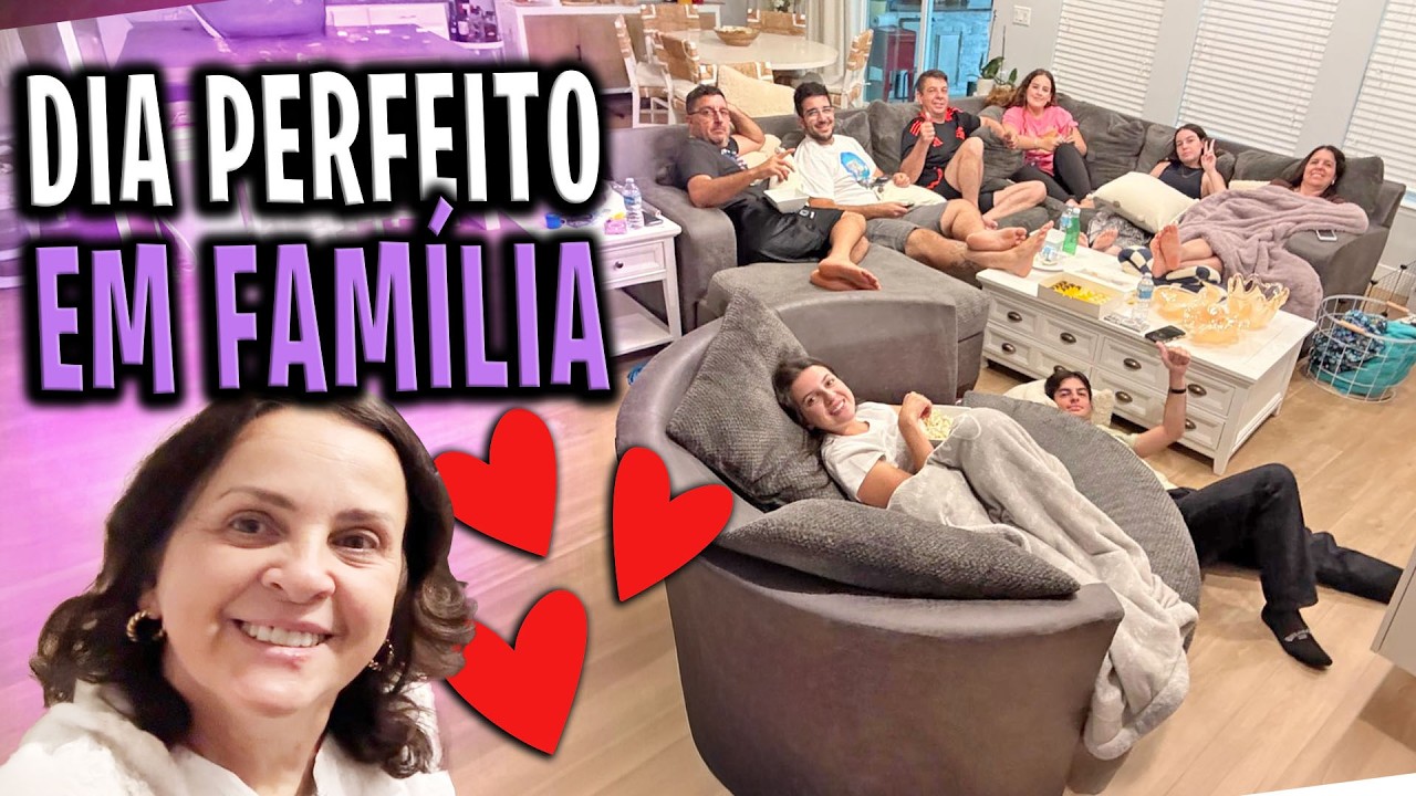  UM DIA PERFEITO 😍 CHURRASCO ANIVERSÁRIO E FILME EM FAMÍLIA 