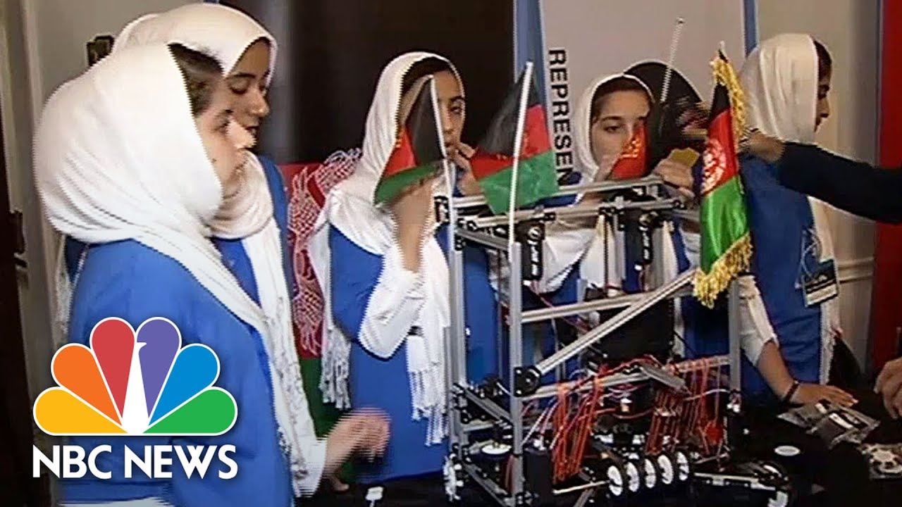 Afghan Girls Team Competes In Robotics Competition | NBC News