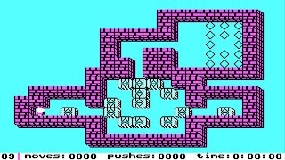 IBM PC - Sokoban Solution - Level 9