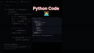 Details Drawing PM Narendra Modi with Python Code! 🇮🇳💻🔥 Guide