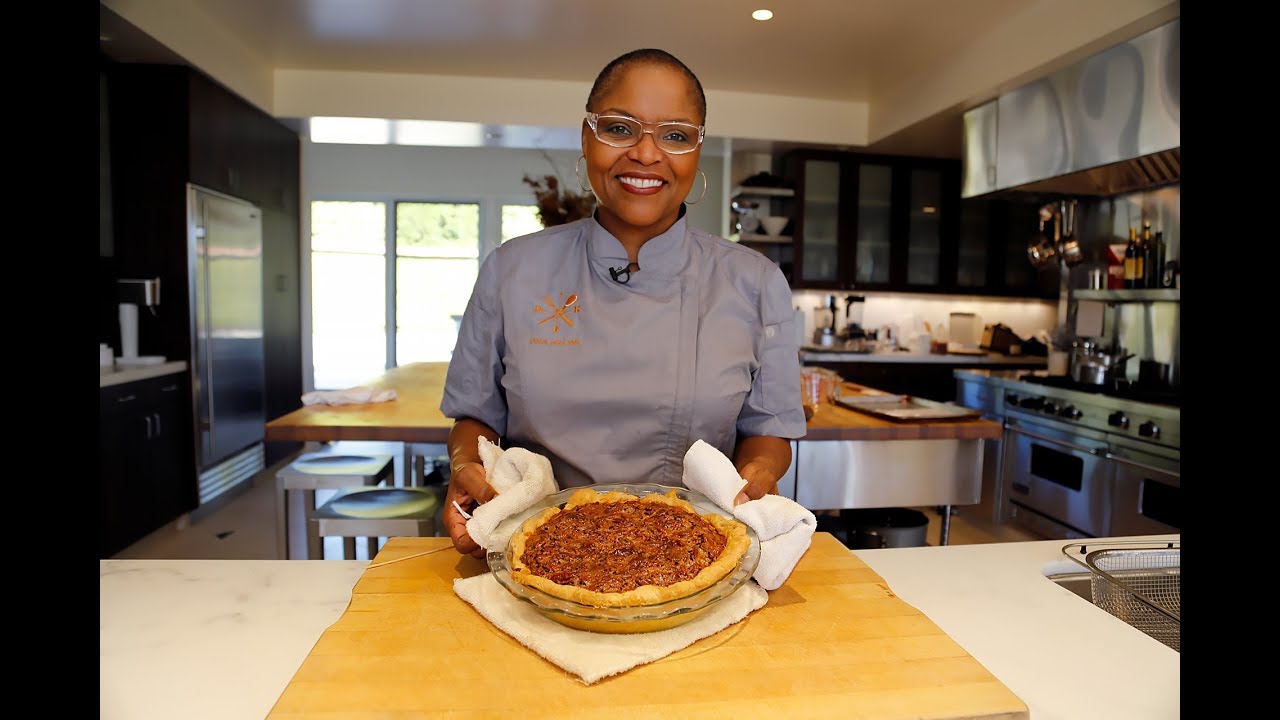 Tanya Holland's Chocolate Bourbon Pecan Pie | KQED Celebrity Chefs Recipe