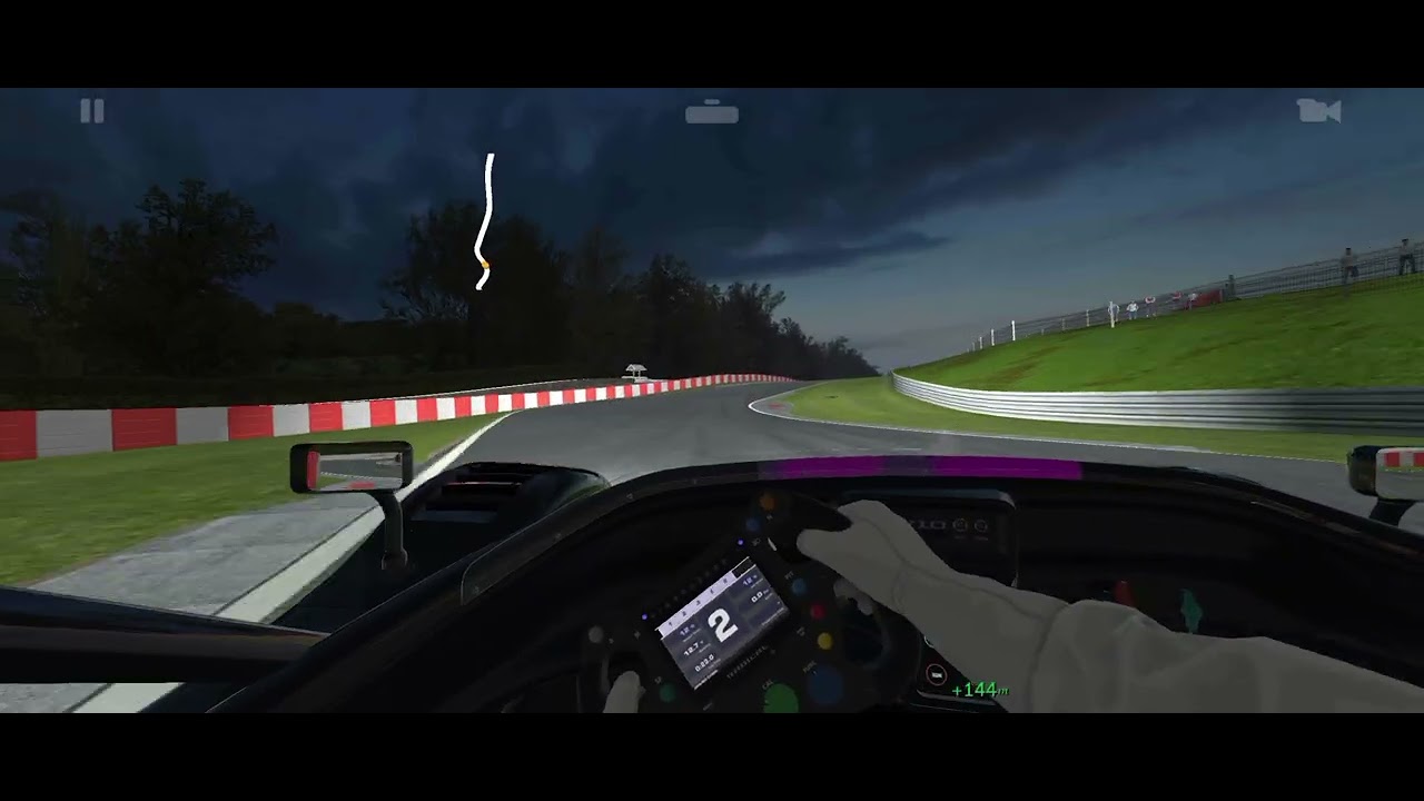 POV Real Racing3 Radical SR10 XXR at Lime Rock park (south circuit) 