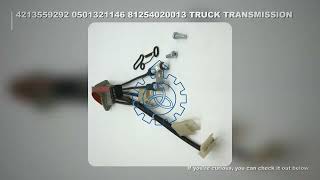 4213559292 0501321146 81254020013 Truck Transmission Sensor Kit Engine Wire Cable Connecting Bridge