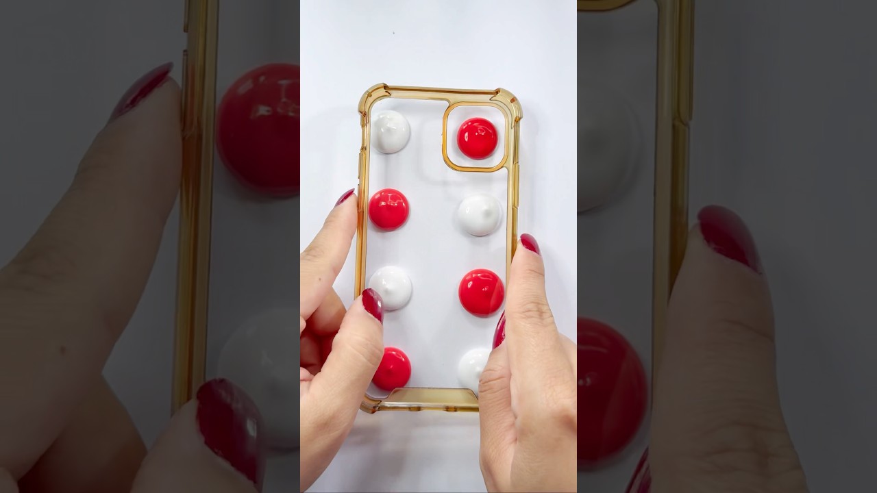 How to Paint a Phone Case using Acrylic Colors! ✨📱Easy Art Idea!💡