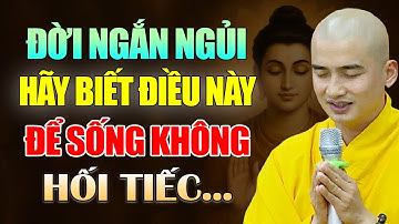 ĐỜI NGƯỜI NGẮN NGỦI - Hãy Biết Điều Này Để Sống Mà Không Hối Tiếc | Thầy Thích Minh Thiền