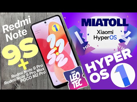 XIAOMI⚙️ Hyper OS V1.0.14 Redmi Note 9S/Pro 10 lite & POCO M2 Pro | 🔆Estável MIATOLL Android 14