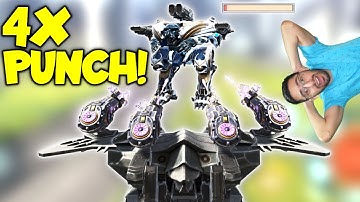 Crazy! 4x Mk3 PUNCHER BEHEMOTH Locking & Destryoing Everthing War Robots Gameplay WR