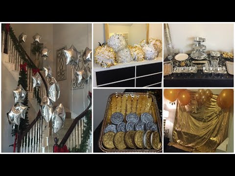 Dollar Tree Diy Silver Gold Theme Birthday Party Decor Youtube