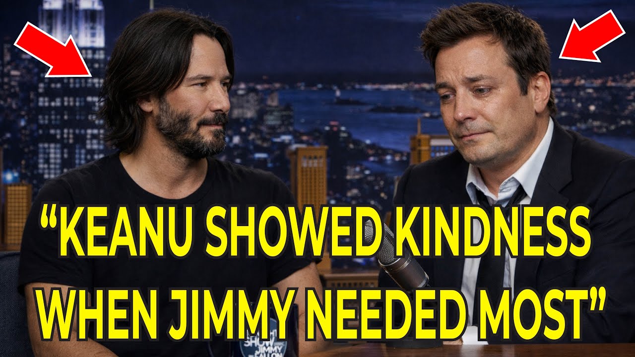 Keanu Reeves Showed Kindness — Jimmy Fallon Wasn't Ready - YouTube