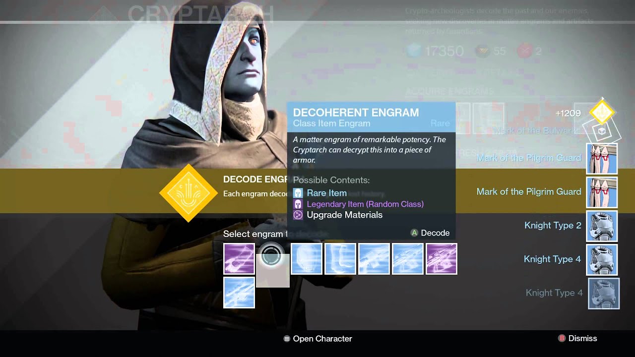 Destiny: Opening 4 Legendary and 31 Blue Engrams