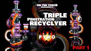 How to Blow Glass II Recycler with Pyro Part 1 || On the Torch SEASON 3 Ep 14 screenshot 1