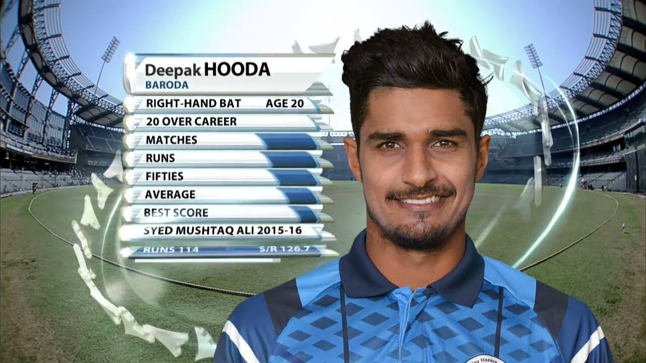 Deepak Hooda’s fifty || Syed Mushtaq Ali Trophy || Baroda vs Mumbai