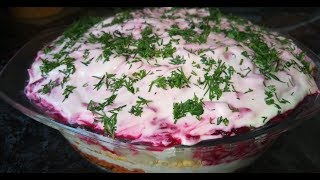 ВКУСНЫЙ САЛАТ "ШУБА"- классический рецепт. ВКУСНЫЙ САЛАТ "ШУБА"- классический рецепт.