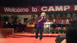 Video thumbnail of "Grace Larson Brumley - Jesus at the Center of It All (rehearsal)"