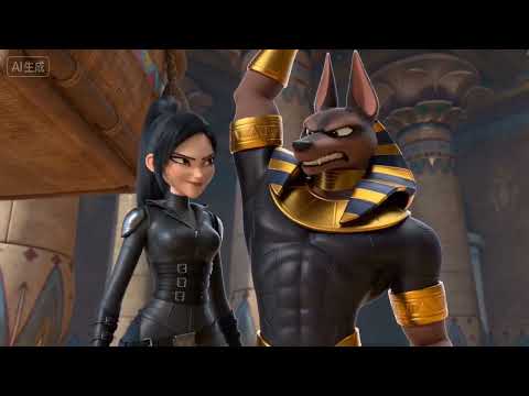 Anubis tickled 2