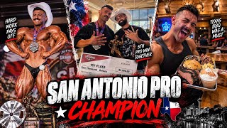 I WON MY 5TH PRO SHOW! The San Antonio Pro | Show Day + Texas BBQ