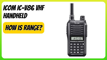 REVIEW (2025): Icom IC-V86 VHF Handheld. Features