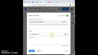 Screencast Tutorial: Sharing a Google Doc Partial Screen