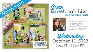 Scrapbook Live with Meggan Jacks - October 11, 2023