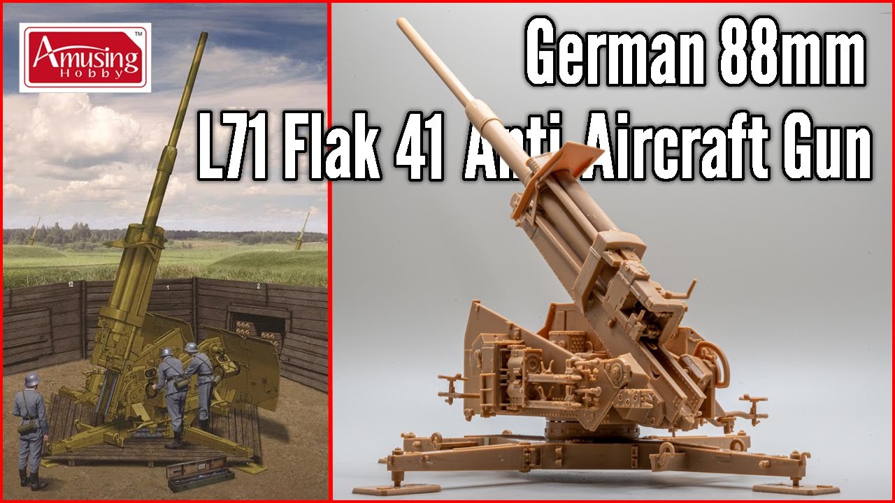 The Amusing Hobby 8.8 cm Flak 41 Kit: A Love-Hate Build - YouTube