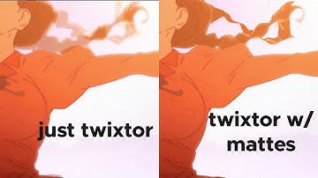 how to fix twixtor warps using masks (after effects)