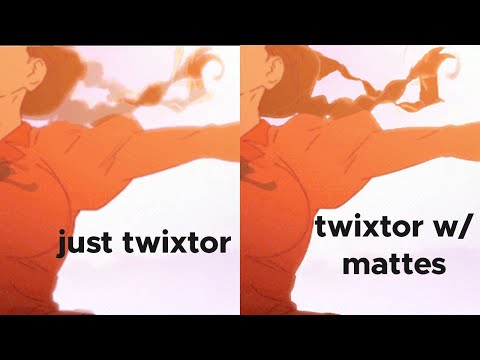 how to fix twixtor warps using masks (after effects)