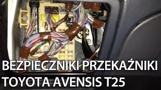 Gdzie Są Bezpieczniki I Port Obd W Toyota Avensis Ii 2003-2009 (T25, Diagnostyka, Obd2) - Youtube