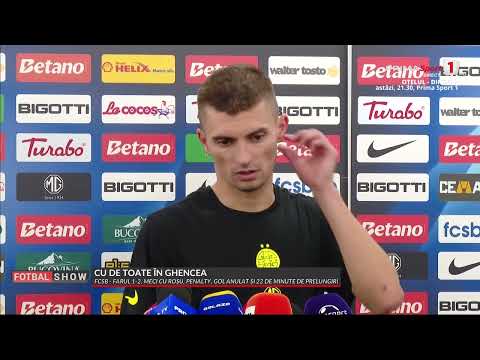 Ce meci a văzut Tănase? Jucătorul lui FCSB-dă vina pe arbitru: ”A venit Găman și ne-a luat punctele”
